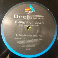 Deepleazure - Deepleazure - B-ring It On Down - Absolutely Records