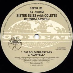 Sister Bliss - Sister Bliss - Oh What A World - Go Beat
