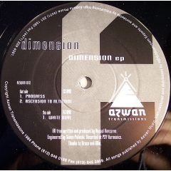 Dimension - Dimension - Dimension EP - Azwan Transmissions