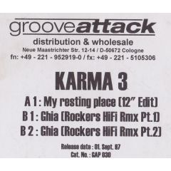 Karma - Karma - Karma 3 EP - Groove Attack