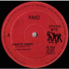 Pako - Pako - Pakito Lindo - Italian Boy