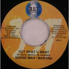 Beenie Man / Martina - Beenie Man / Martina - Got What U Want - 357 Records