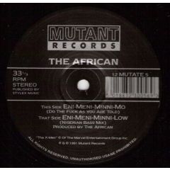 The African - The African - Eni-Meni-Minni-Mo - Mutant Records