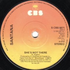Santana - Santana - She's Not There - CBS