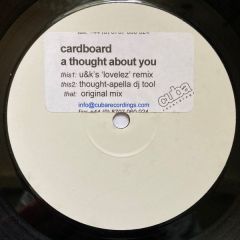 Cardboard - Cardboard - A Thought About You - Cuba