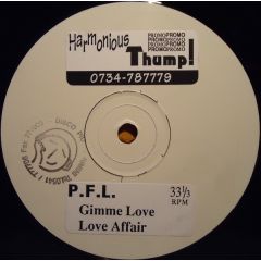 P.F.L. - P.F.L. - Gimme Love - White