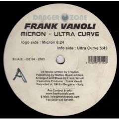 Frank Vanoli - Frank Vanoli - Micron / Ultra Curve - Danger Zone Records