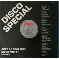 Enigma - Enigma - Ain't No Stopping Disco Mix '81 - Creole Records