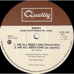 Ebony - Ebony - We All Need Love - Quality