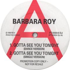 Barbara Roy - Barbara Roy - Gotta See You Tonight - RCA