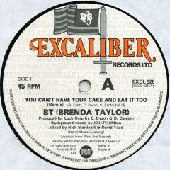 Brenda Taylor - Brenda Taylor - You Can't Have Your Cake - Excaliber