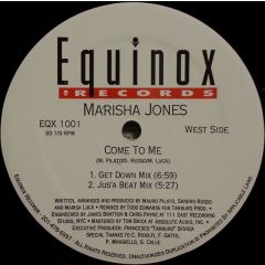Marisha Jones - Marisha Jones - Come To Me (Todd Edwards Mix) - Equinox