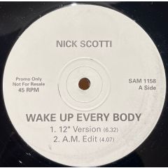 Nick Scotti - Nick Scotti - Wake Up Everybody - Reprise