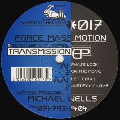 Force Mass Motion - Force Mass Motion - Transmission EP - Rabbit City