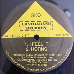 GKO / Tony Varnado - GKO / Tony Varnado - Untitled - Contraband Records