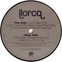 Llorca - Llorca - Can't Take It - F Communications