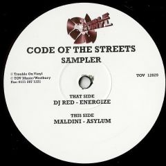 DJ Red/Maldini - DJ Red/Maldini - Code Of The Streets (Sampler) - Trouble On Vinyl
