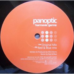 Panoptic - Panoptic - Harmonic Germs - Minimal