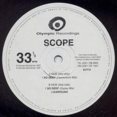 Scope - Scope - So Deep - Olympic Recordings