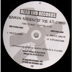 Sarin Assault Vs. Al Core - Sarin Assault Vs. Al Core - The First Battle E.P. - Dead End Records