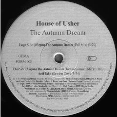 House Of Usher - House Of Usher - The Autumn Dream - Formaldehyd