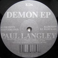 Paul Langley - Paul Langley - Demon EP - Knee Deep