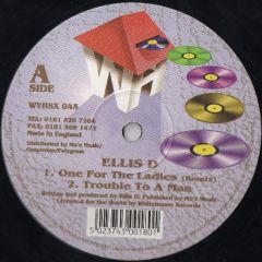 Ellis D - Ellis D - Once Again For The Ladies EP - White House
