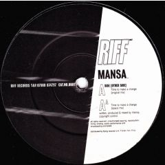 Mansa - Mansa - Time To Make A Change - Riff Records