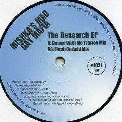 Mishka's Mad Gay Mafia - Mishka's Mad Gay Mafia - The Research EP - Ef-Adrine