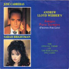José Carreras & Sarah Brightman - José Carreras & Sarah Brightman - Amigos Para Siempre (Friends For Life) - Really Useful Records, Polydor