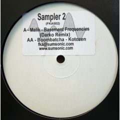 Malik / Boombatcha - Malik / Boombatcha - Basement Frequencies (Remix) / Kotozen - Formerly Known As