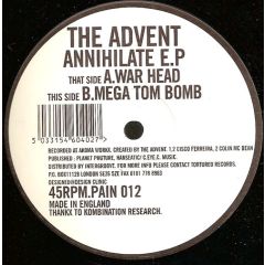 The Advent  - The Advent  - Annihilate EP - Tortured