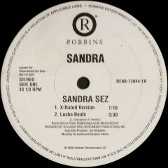 Sandra - Sandra - Sandra Sez - Robbins Entertainment