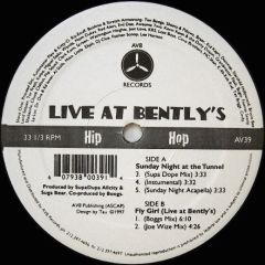 Supadupa Allcity & Suga Bear - Supadupa Allcity & Suga Bear - Live At Bently's - AV8