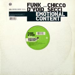 Funk D'Void Versus Chicco Secci - Funk D'Void Versus Chicco Secci - Emotional Content - Soma Quality Recordings