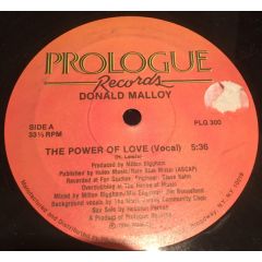 Donald Malloy - Donald Malloy - The Power Of Love - Prologue
