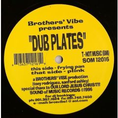 Brothers Vibe - Brothers Vibe - Dub Plates - Som Underground