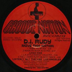 D.J. Rudy - D.J. Rudy - Move This Nation - Groove Nation Records