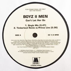 Boyz Ii Men - Boyz Ii Men - Can't Let Her Go - 	Motown