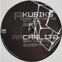 Kubiks - Kubiks - Don't Stop Me (Carlito Remix) - Rrt 3
