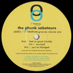 The Phunk Saboteurs - The Phunk Saboteurs - O Bleek City Grooves Volume One - O Bleek City