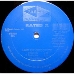 Rated X - Rated X - Law Of Groovity - Tandem Records