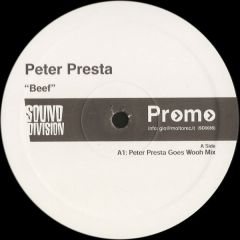 Peter Presta - Peter Presta - Beef - Sound Division