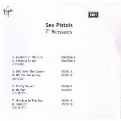 Sex Pistols - Sex Pistols - 7" Reissues - Virgin