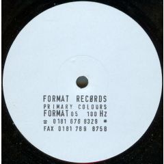 100 Hz - 100 Hz - Primary Colours - Format Records