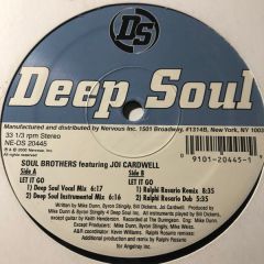 Soul Brothers Featuring Joi Cardwell - Soul Brothers Featuring Joi Cardwell - Let It Go - Deep Soul