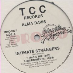 Alma Davis - Alma Davis - Intimate Strangers - TCC Records