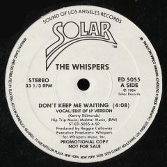 The Whispers - The Whispers - Dont Keep Me Waiting - Solar