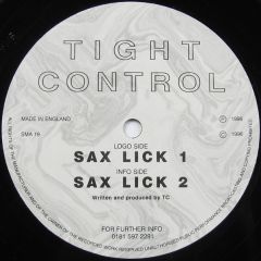 Tight Control - Tight Control - Sax Lick - Bear Necessities