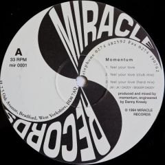 Momentum - Momentum - Feel Your Love - Miracle Records